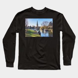 By The Thames At Abingdon Long Sleeve T-Shirt